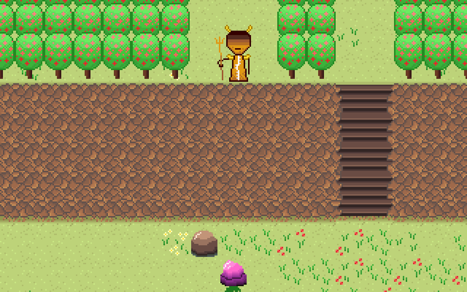 A scene from Peccaviens, containing mountains and clouds.